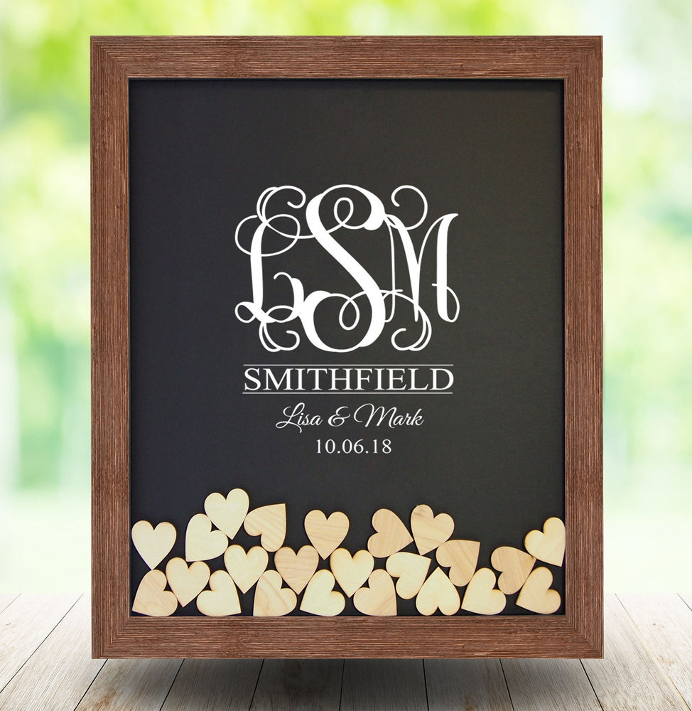 Vinyl Monogram Frame Fancy Monogram {made To Fit An 8x10 Frame}