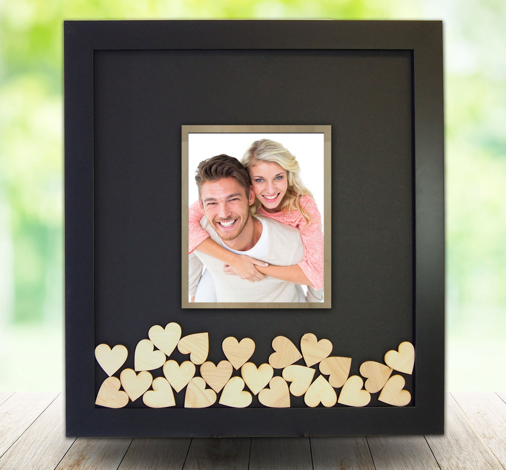 Drop Top Frame Hello World Cloud Drop Top Frame Guest Book JupDec Wedding Guest Book ...