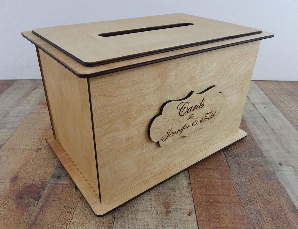 Wedding Keepsake Box  Wooden Card Box for Weddings – Meaningful Frames