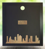 Houston, Texas Skyline - Guest Book Frame