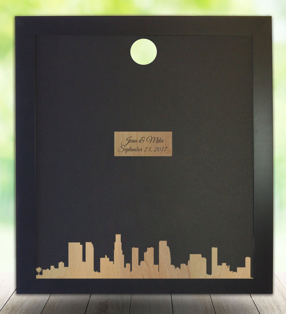 Los Angeles Skyline - Guest Book Frame
